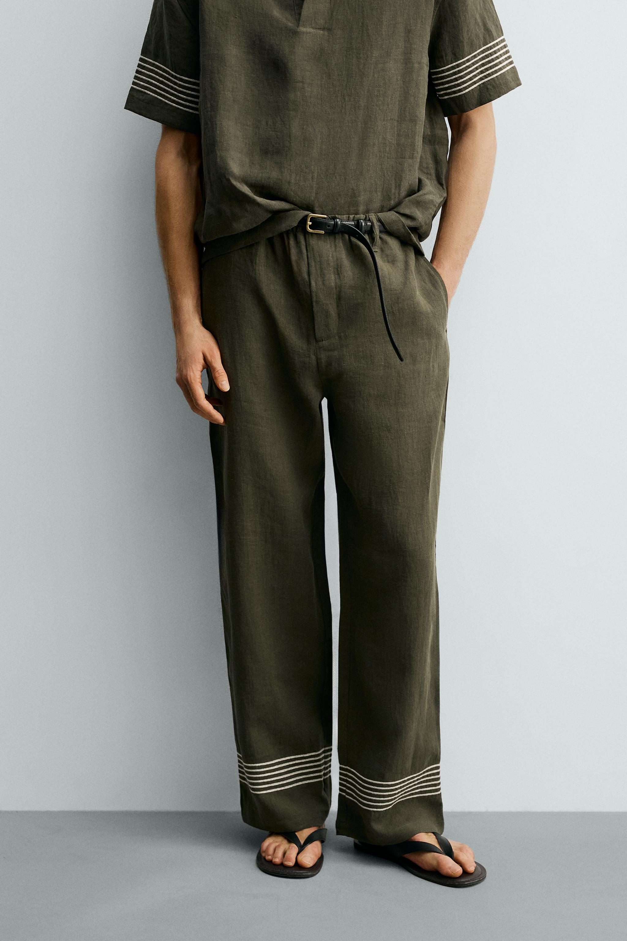 PANTALON RELAXED FIT 100% LIN